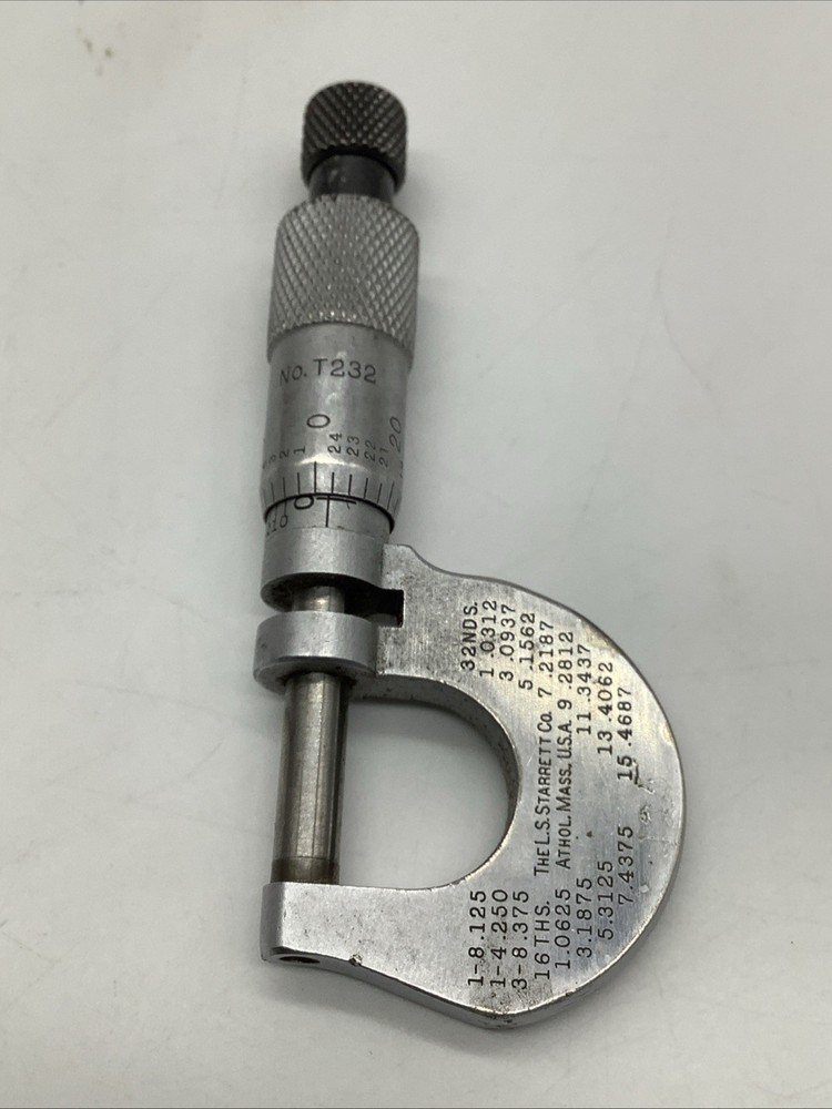 Starrett T232 Micrometer USA