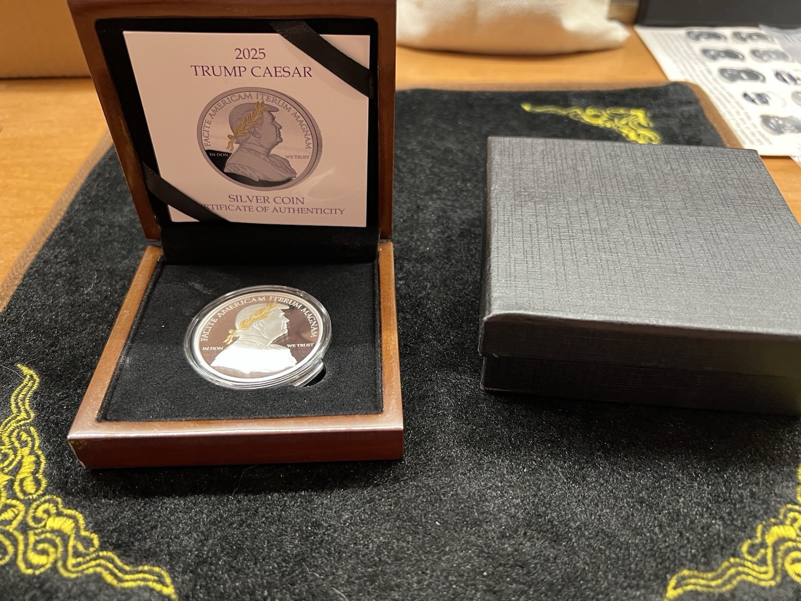 2025 Liberia Trump Caesar Proof 1 oz Silver Coin - 999 Minted ~ Free S/H