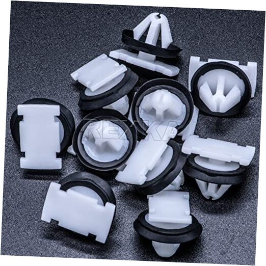 Rocker Panel Moulding Clip, Panel Retainer Clip Replacement for GM 10pcs