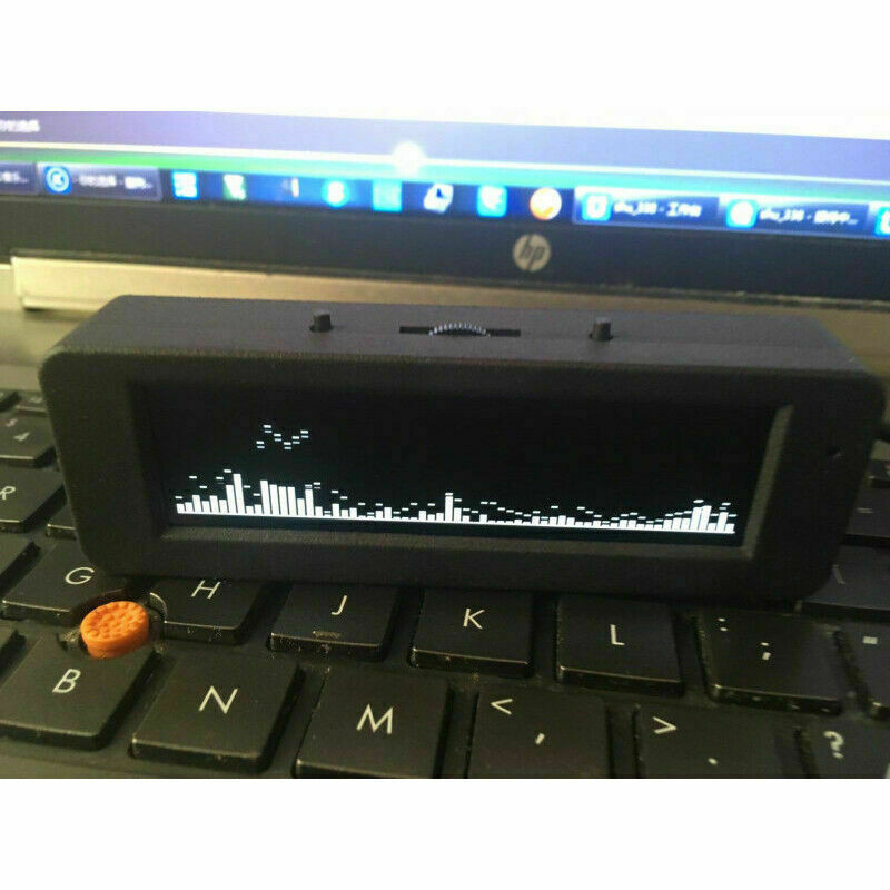 3.12 inch OLED Audio Level Indicator Mic Spectrum Display Analyzer VU Meter