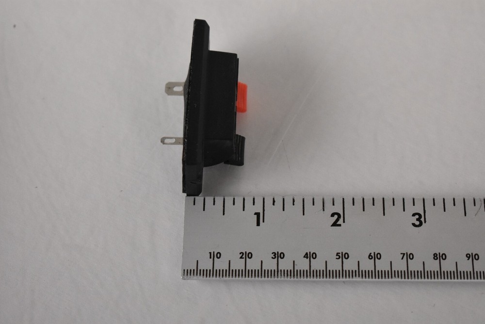 Single KLH Terminal Plate Binding Post Push Press