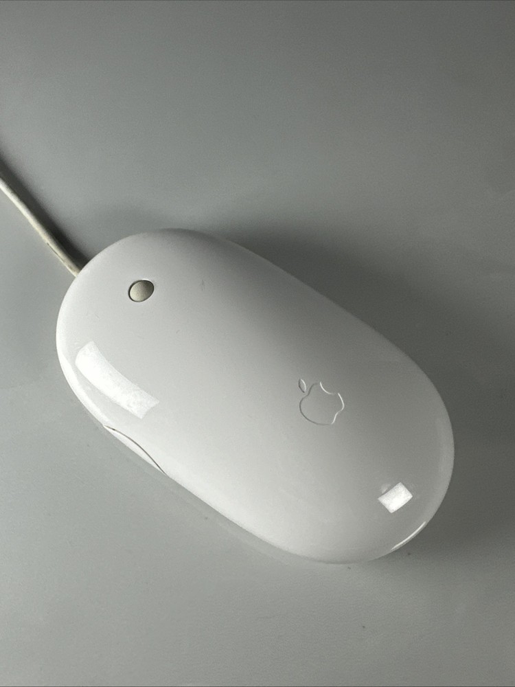 Genuine OEM Apple Mighty Mouse Wired USB White Model A1152 Working