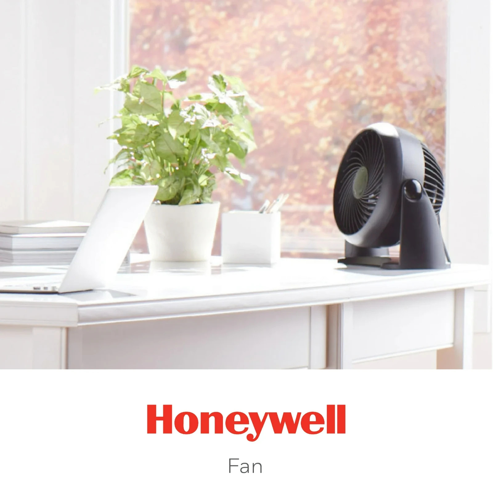 Honeywell Turboforce Fan, HT-900, 11 Inch Black / White / Orange