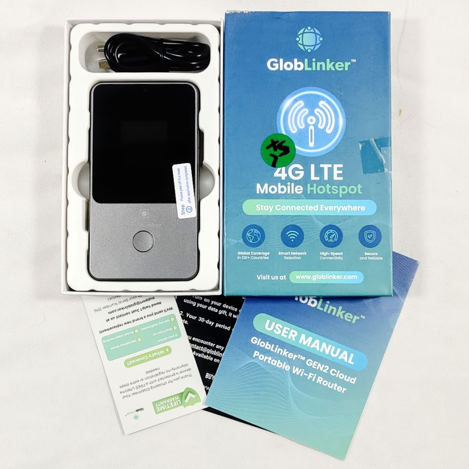GlobLinker Cloud Portable 4G LTE Mobile Internet Hotspot Prepaid Data