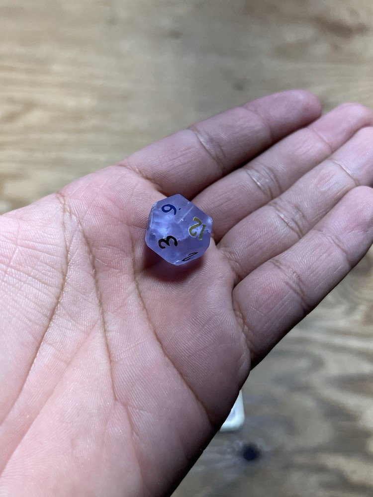 DNDND Dice Purple