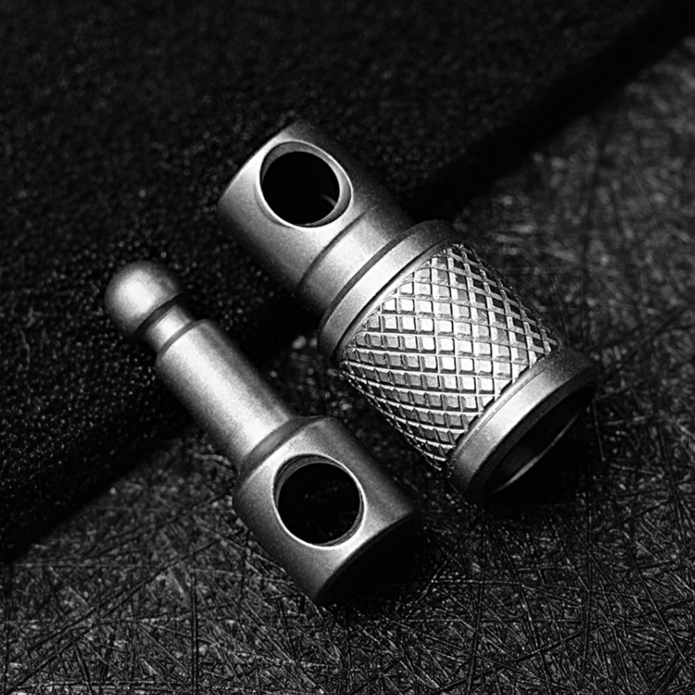 Titanium Alloy Quick Release Keychain Swivel Connector EDC Key Ring Clip