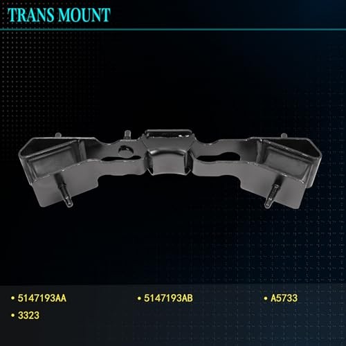 3PCS,Engine Motor Mount & Trans Mount Compatible 2012-2017 Wrangler for Jeep