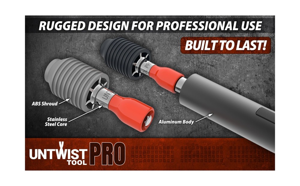Untwist Tool PRO-COMBO Quickly Separates CAT5e, CAT6, CAT6A, & CAT7
