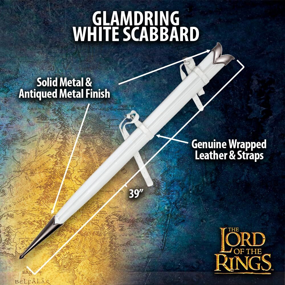 United Cutlery Lord of the Rings Gandalf the White Scabbard LOTR Licensed