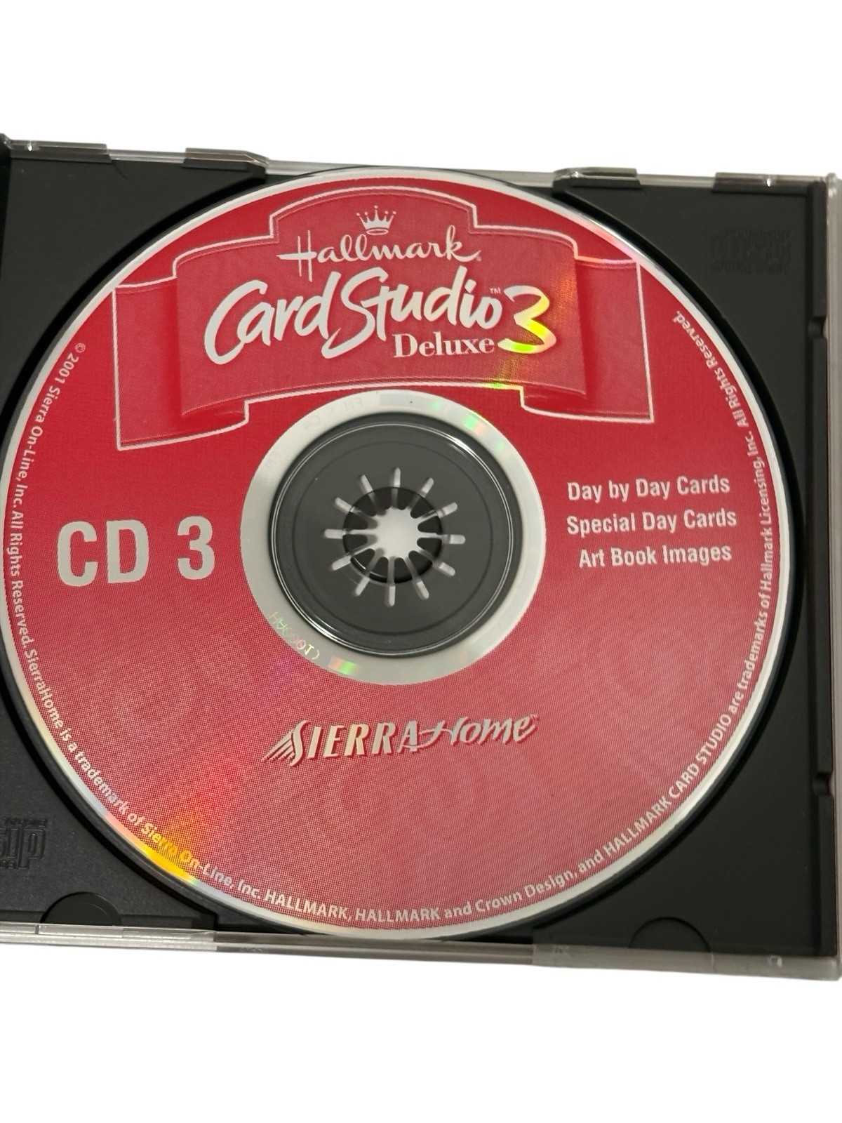 Hallmark Card Studio 3 Deluxe PC CD-Rom 3 Disc Software Set