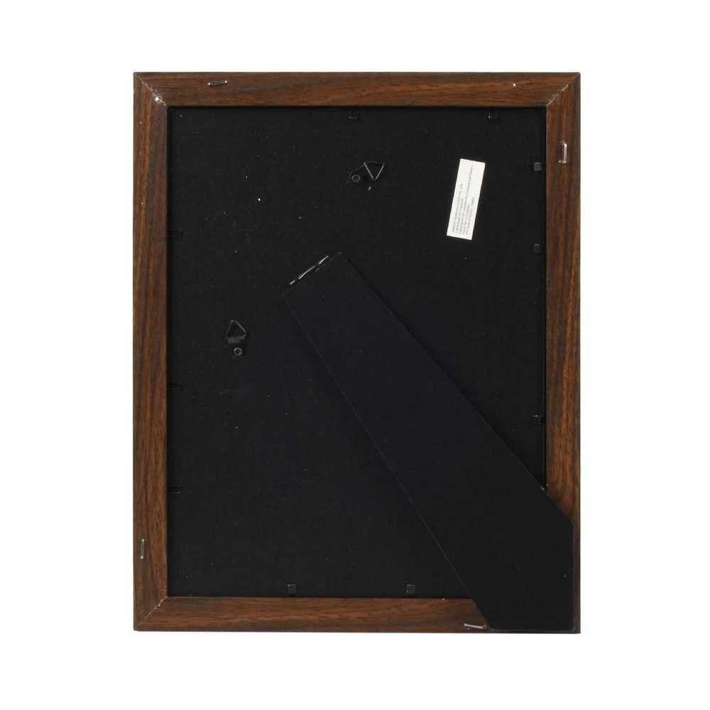 8.5x11 Picture Frame Walnut Document Frame Wall/Tabletop Photo Frame