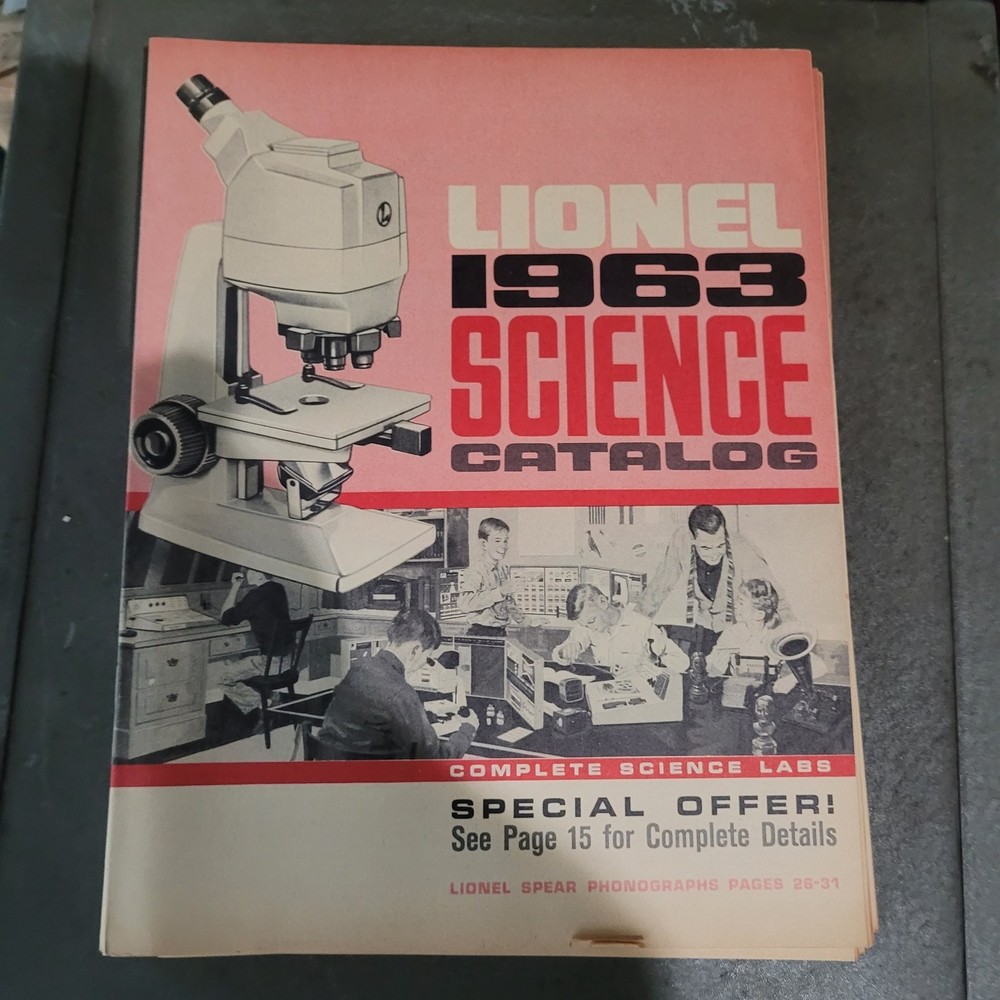 LIONEL Science Catalog 1963