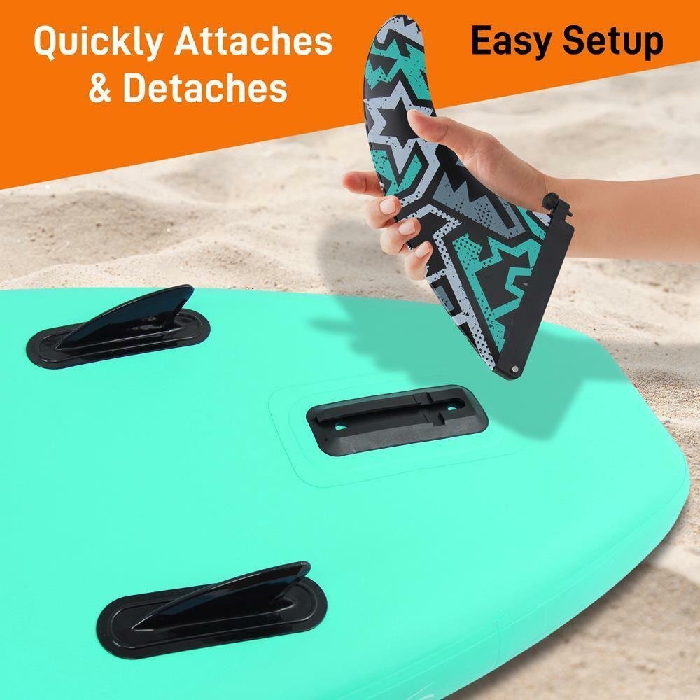 SereneLife Thunder Wave Water Fin for SUP Stand-Up Inflatable Paddle Boards