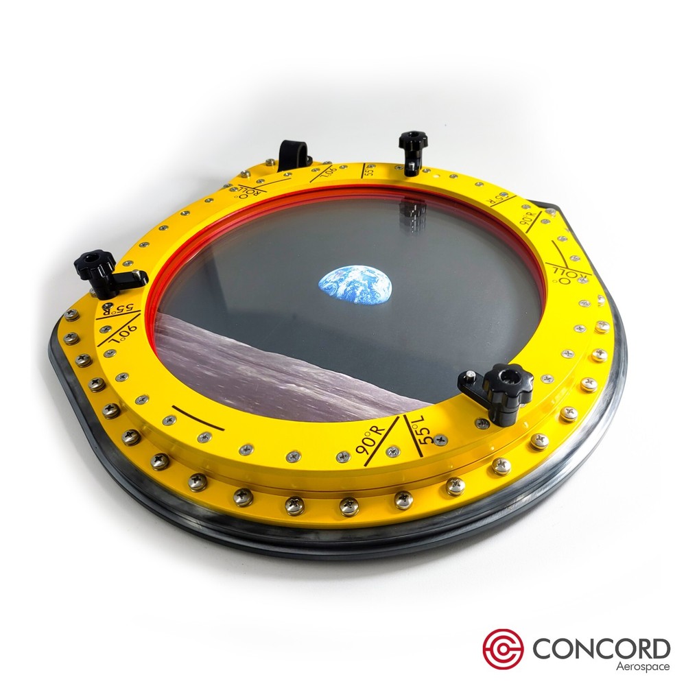 APOLLO COMMAND MODULE HATCH WINDOW - INNER STRUCTURE PICTURE FRAME