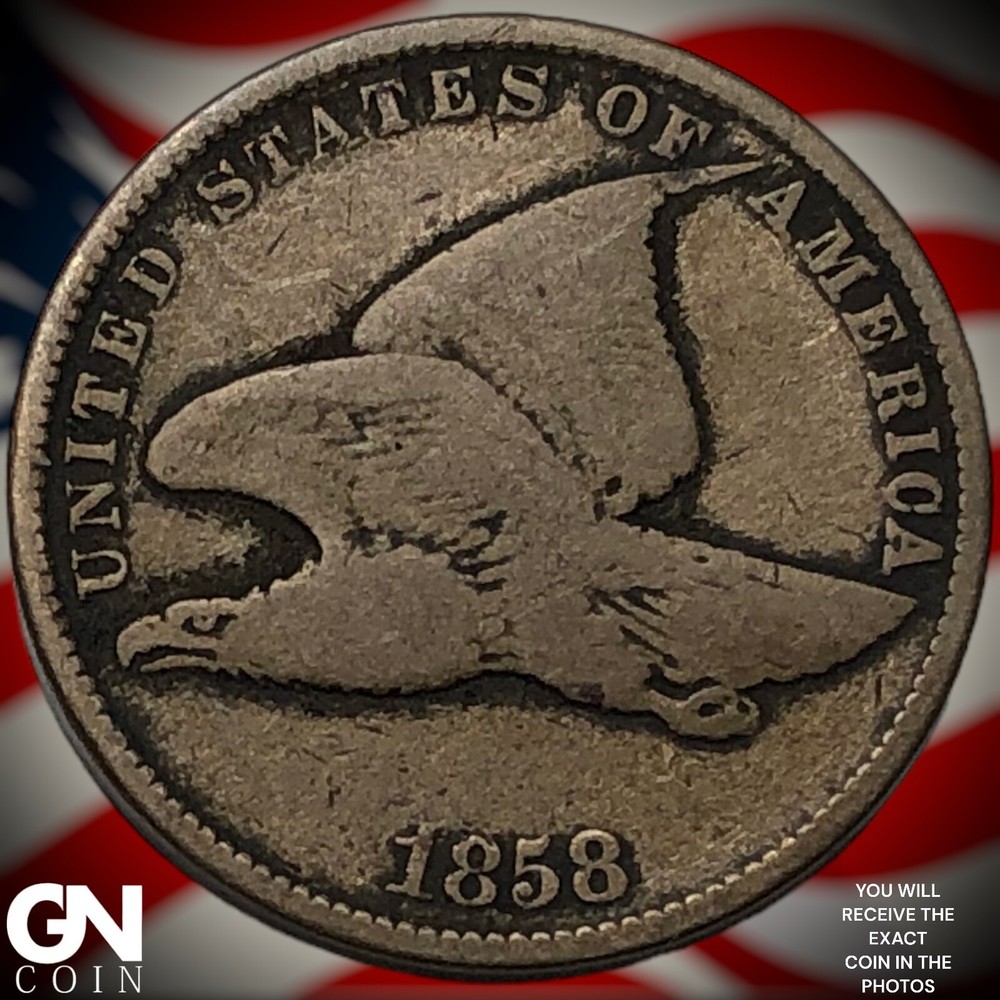 1858 Flying Eagle Cent Penny Y2602