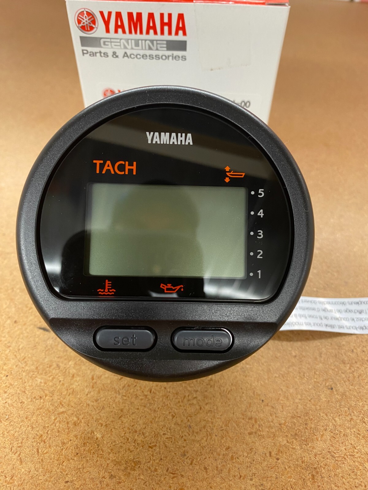 Yamaha Outboard OEM Digital Multi-Function Gauge Tachometer Tach 6Y5-8350T-D1-00