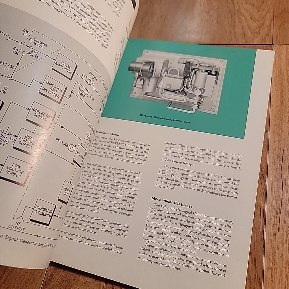 Polarad Microwave Electronics Test Equipment Catalog 1959