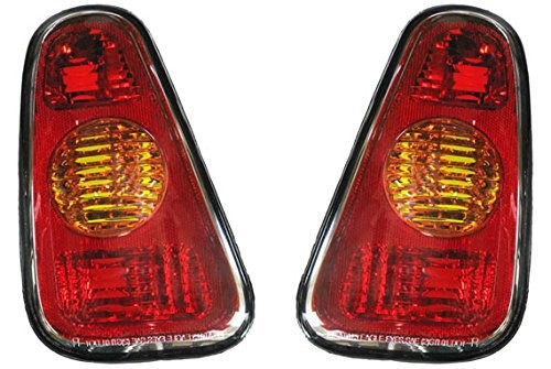 Rear Tail Lights Set Driver & Passenger Side Fits 2002 2003 2004 Mini Cooper