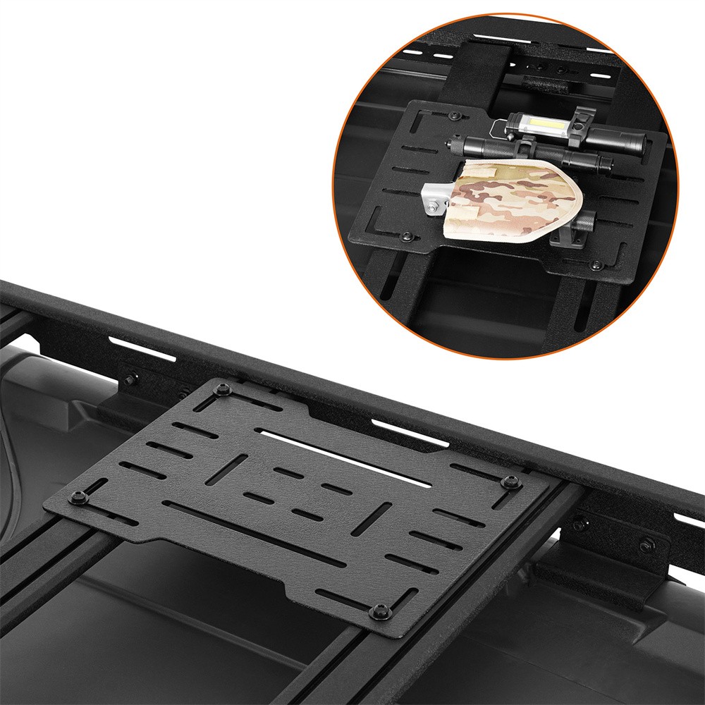 Steel Roof Rack Fuel Container Mount Panel Accessory Storage Bracket