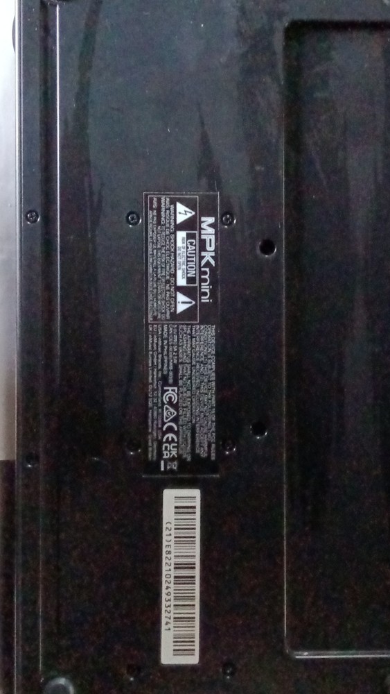 Akai MPK mini 25-Key MIDI Keyboard Controller USB Pad Triggers Knobs Arpeggiator