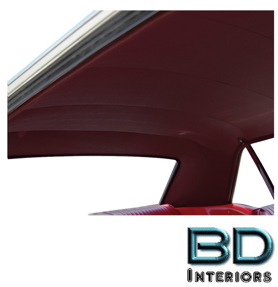 Dark Red Replacement Headliner for 1966 & 1967 Ford Mustang Coupe