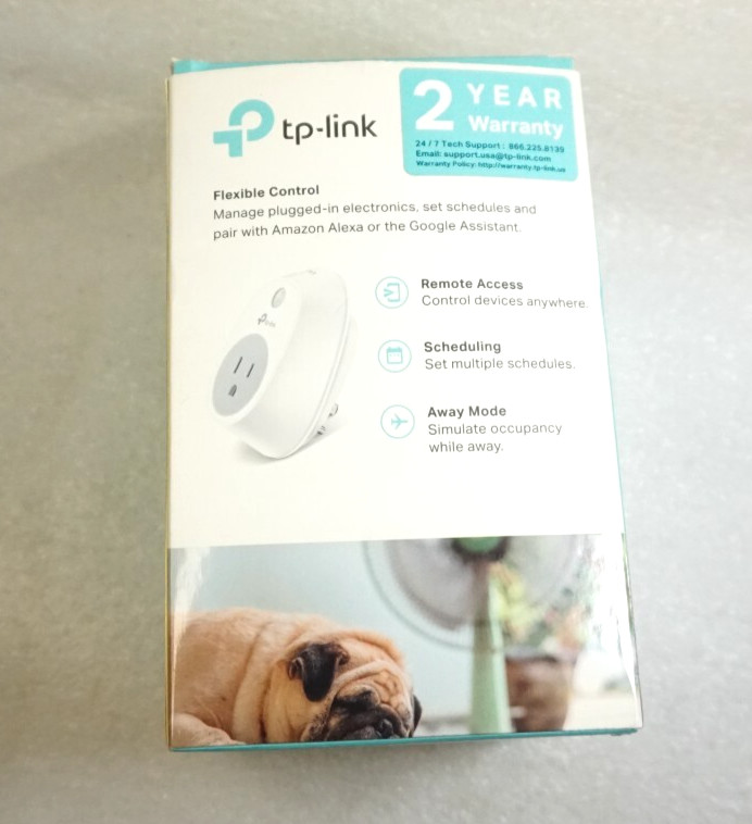 TP-Link Smart WiFi Plug Works with Google Assistant and Amazon Alexa HS100