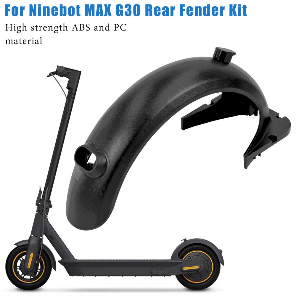 For Segway Ninebot Max G30 G30LP E-Scooter Rear Fender Mudguard + Taillight Kit