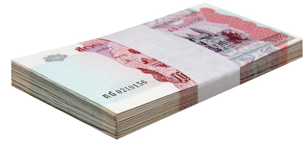 Cambodia 500 Riels, 2004, P-54b, UNC X 100 PCS Bundle Pack