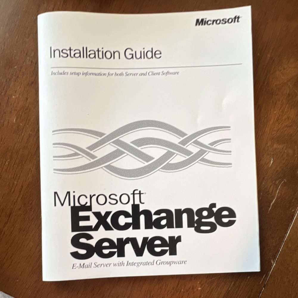 Microsoft Exchange Server 4.0 CD-ROM Standard License 5 CAL Windows NT Mac