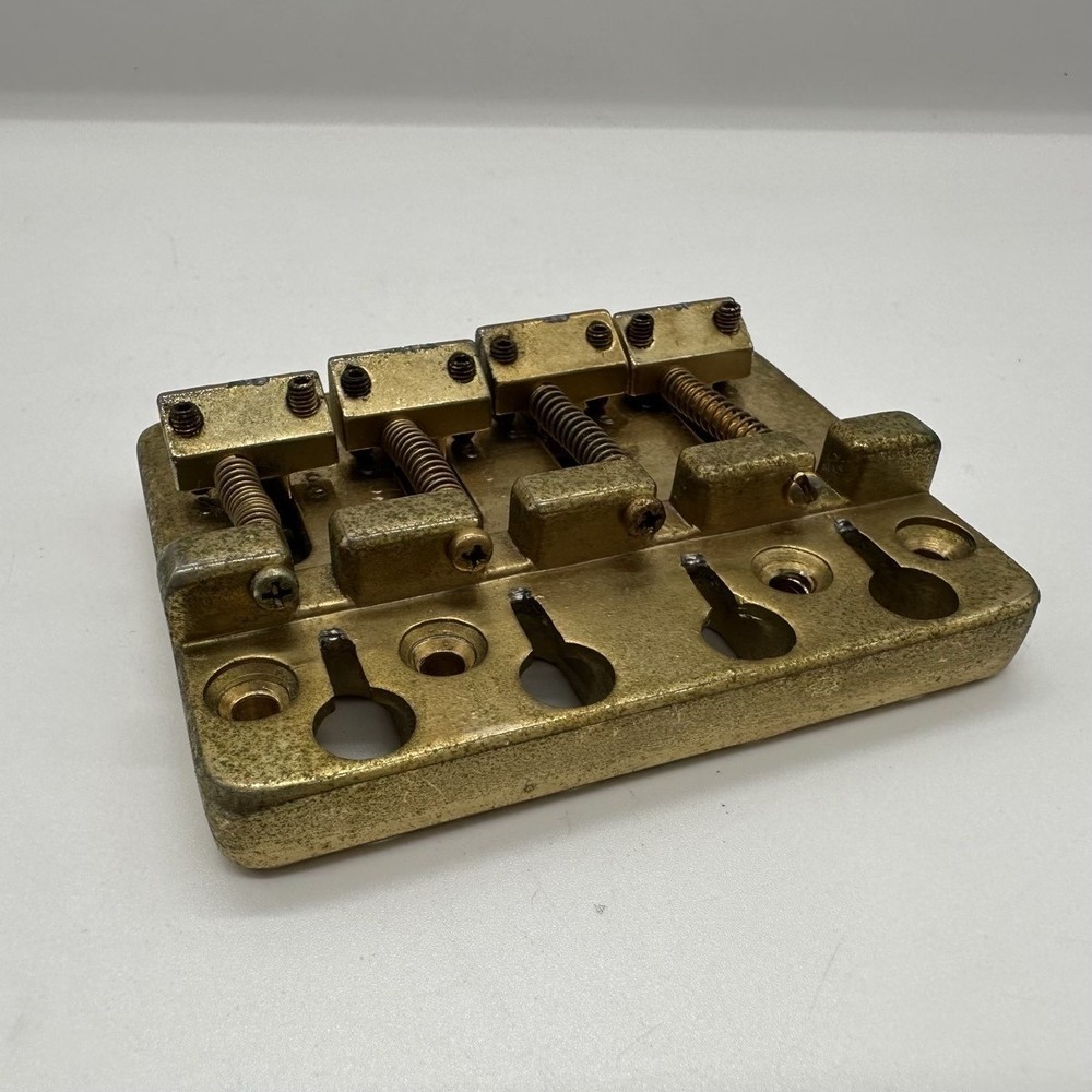 Vintage AriaPro2 Solid Brass Gold bridge