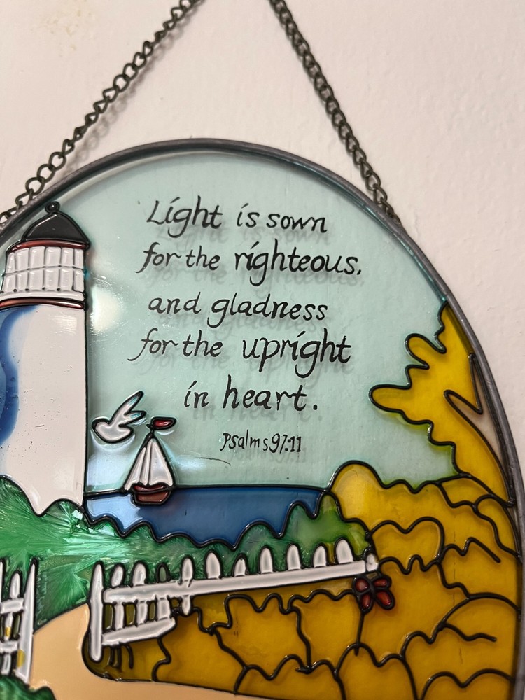 Suncatcher, multicolor, Psalm 97:11