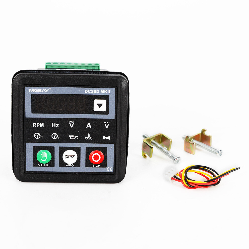 DC20D Genset Controller Automatic Generator Start Controller Module LED Display