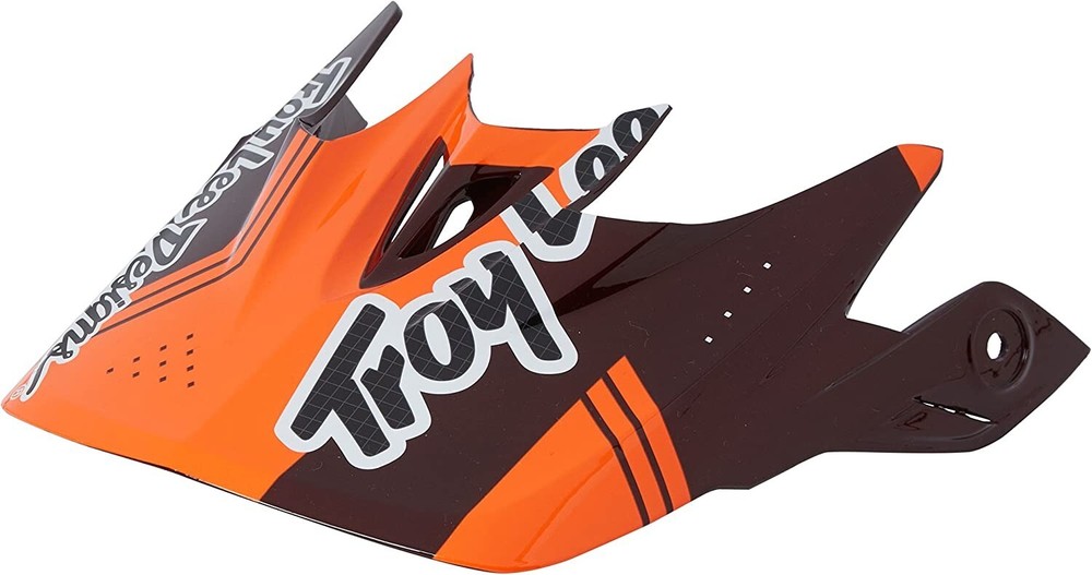 Troy Lee Designs TLD D3 Helmet Replacement Visor Peak Berzerk Red
