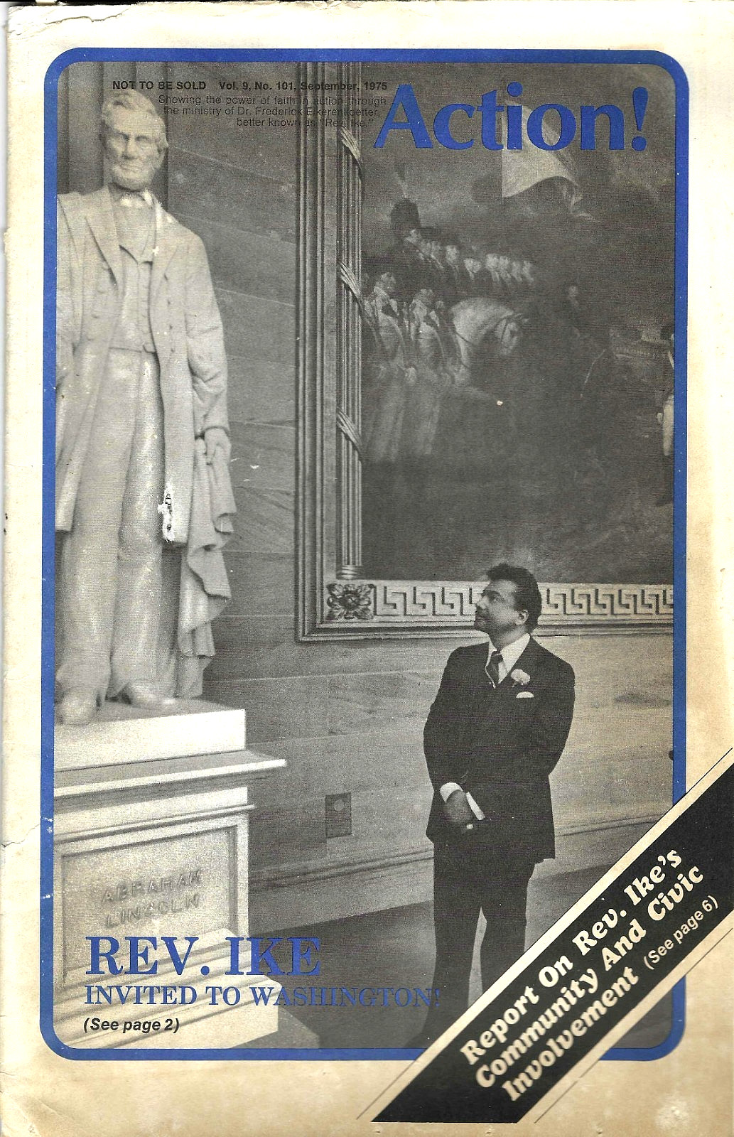 Vtg Lot African American Prosperity Evangelist Rev. Ike~1970s Action! + Ephemera