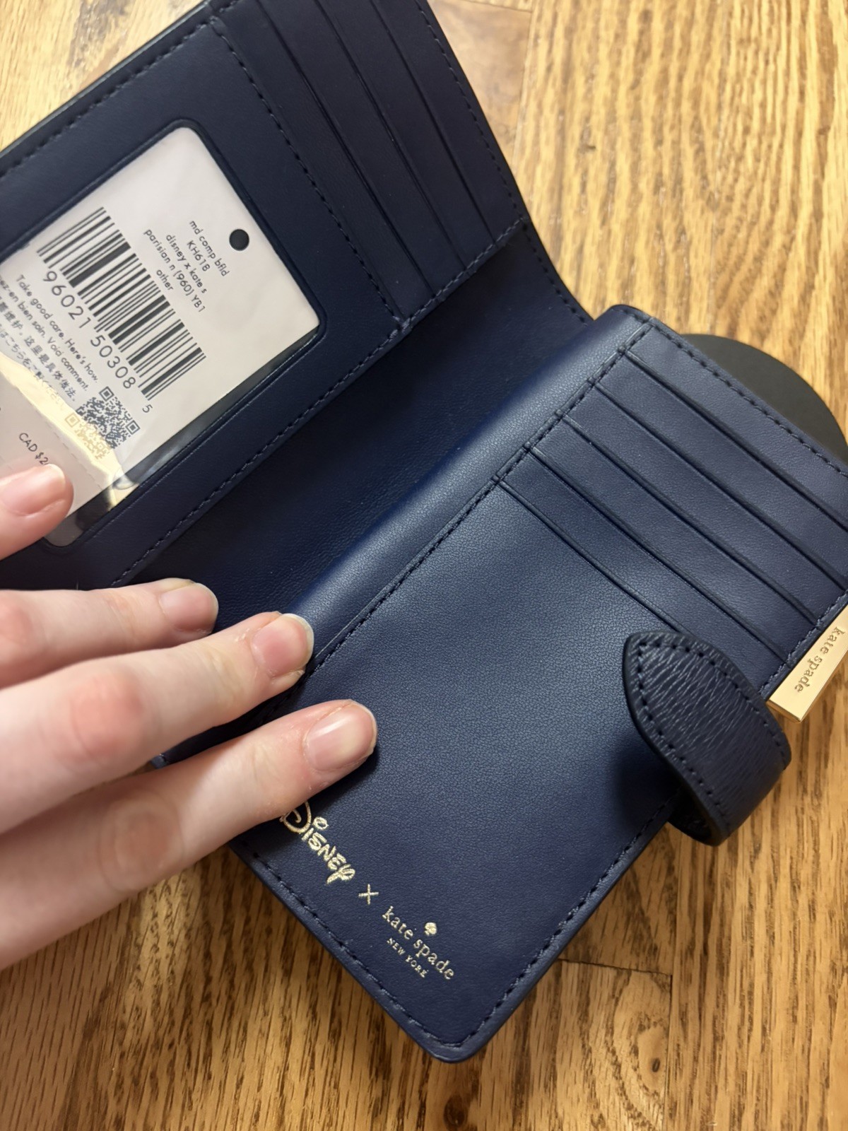 Disney X Kate Spade New York Lady And The Tramp Medium Bifold Wallet LE NEW