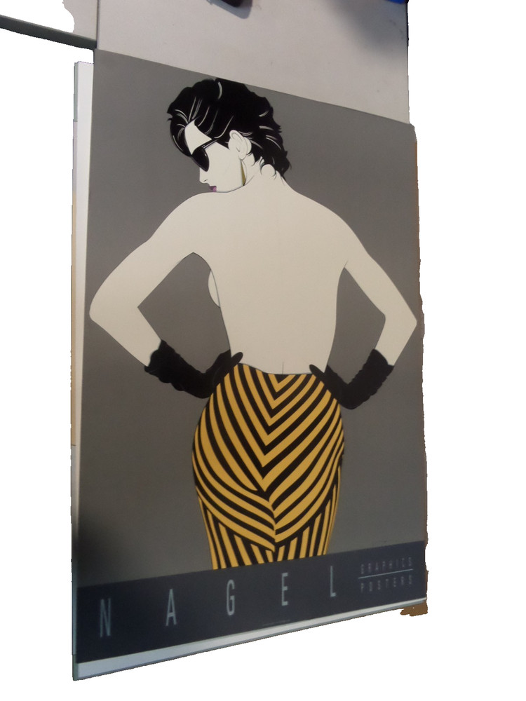 Vintage 24x36 Poster Print Patrick Nagel Graphics 1990 NAGP97