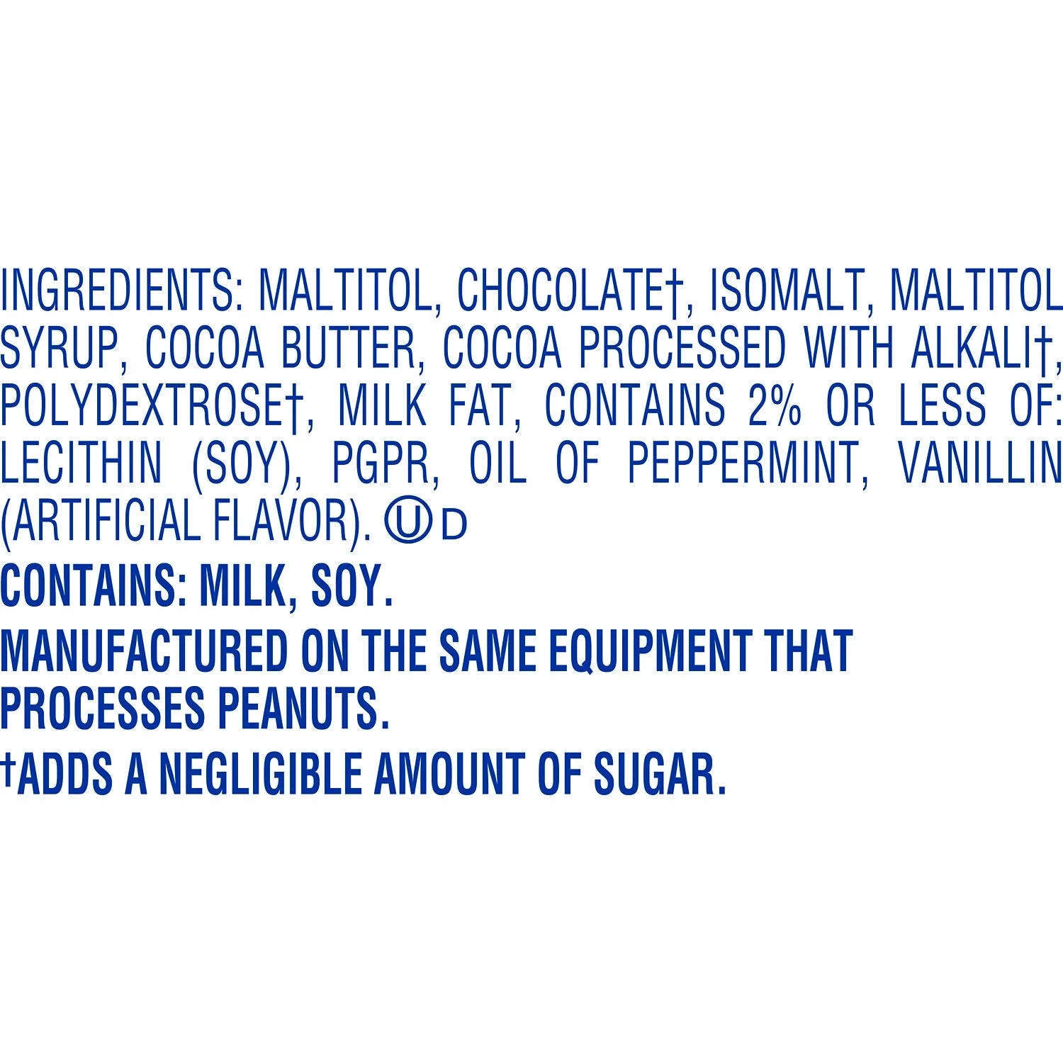 York Zero Sugar Chocolate Peppermint Patties Candy, Bag 5.1 oz. Free Delivery