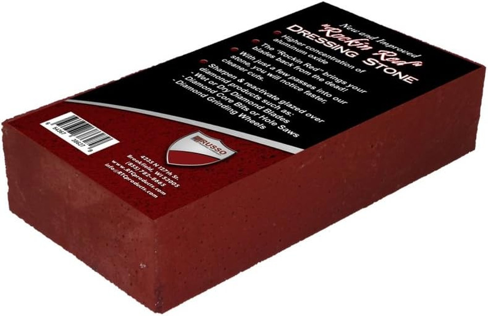 RTC - 288MAXI True Red Diamond Blade Dressing Stone