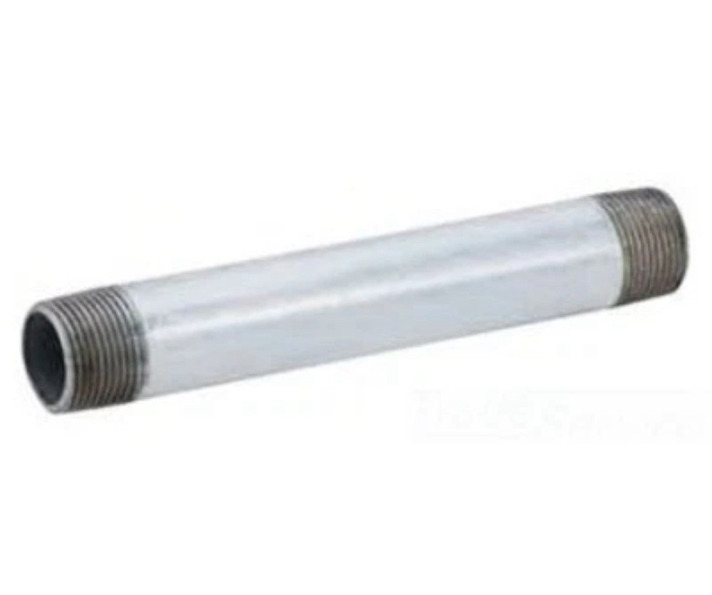 8 1/2" NPT Galv. Nipple Std. 1/2" x 8"