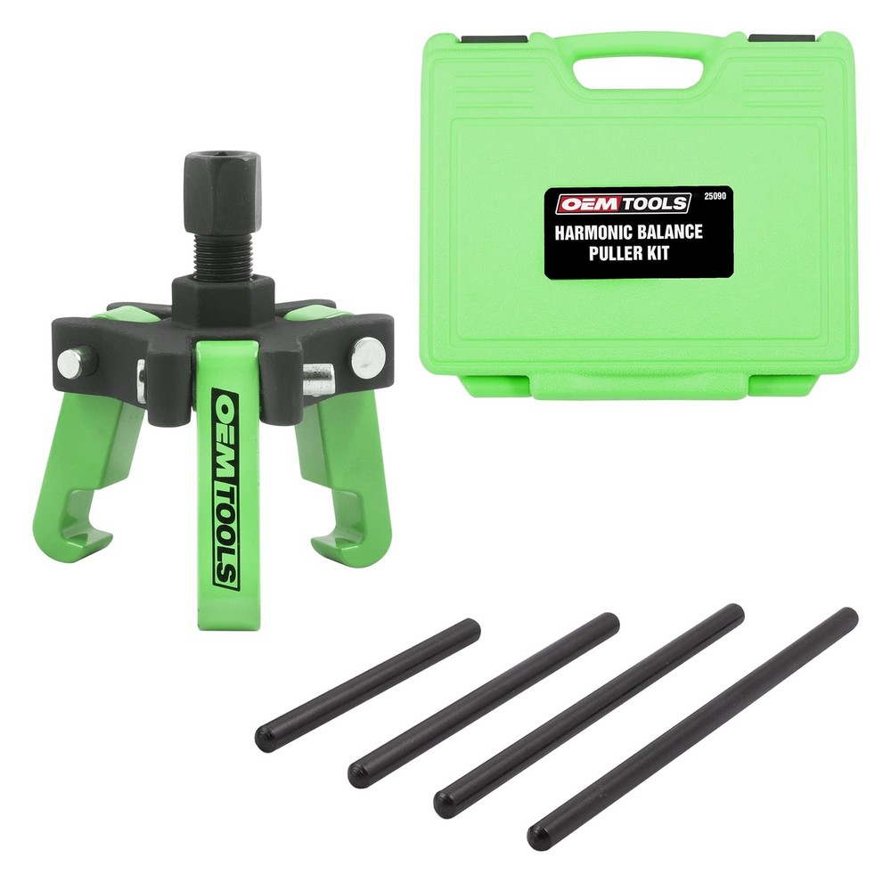 OEMTOOLS 25090 Harmonic Balancer Puller Kit, Adjustable 3-Jaw Puller Fits Most &