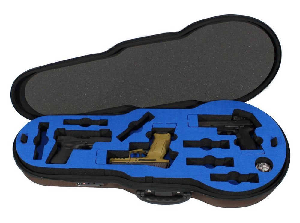 Peak Case Five Handgun Violin Case - Locking