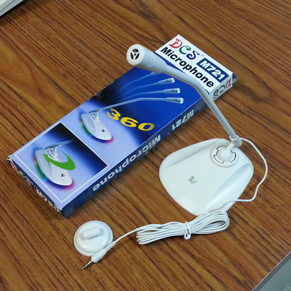 DCS Computer Microphone 360° Adjustable with Adhesive Holder