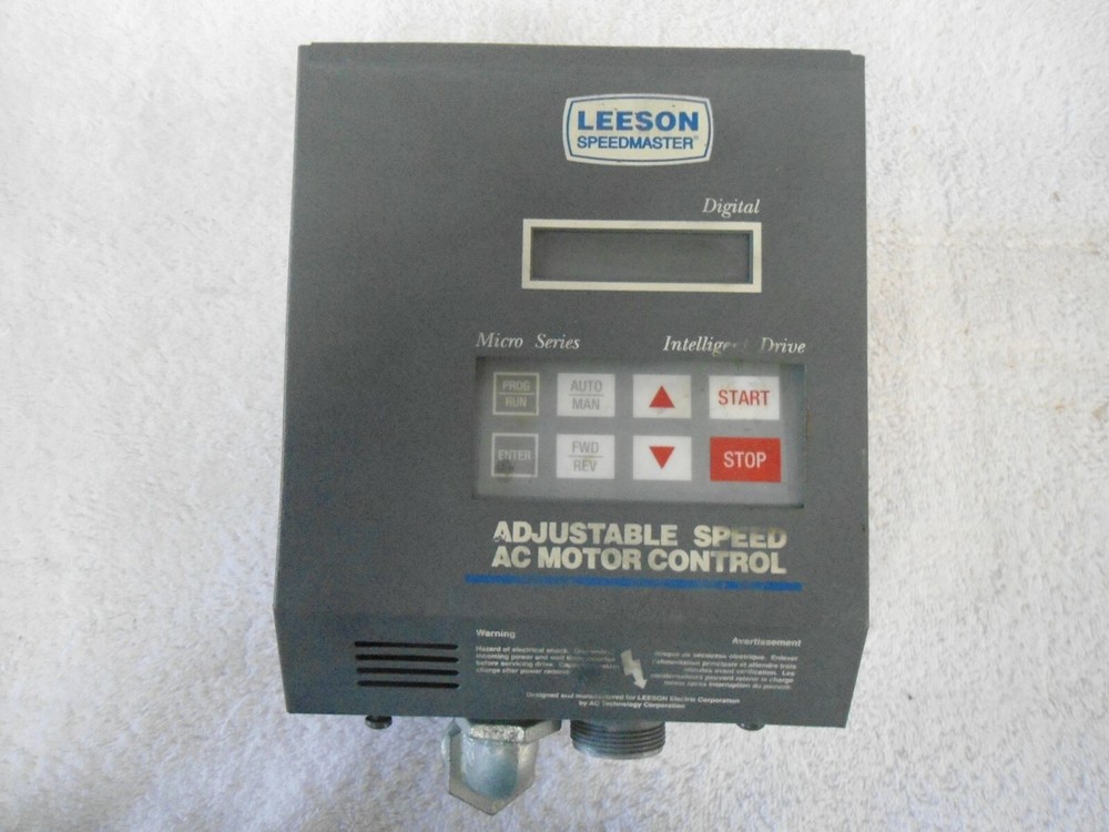 LEESON Speedmaster Adjustable Speed AC Control 3HP 3PH   174922