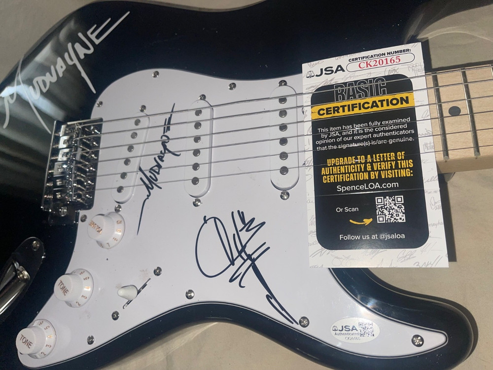 Chad Gray Mudvayne Hellyeah! Signed Electric Guitar Autographed JSA
