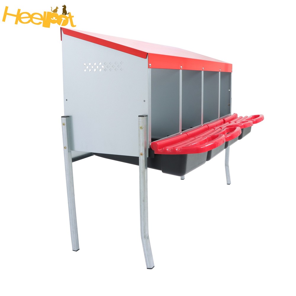 4 Hole Compartments Nesting Box High Quality Materials Chickens Egg Laying Box