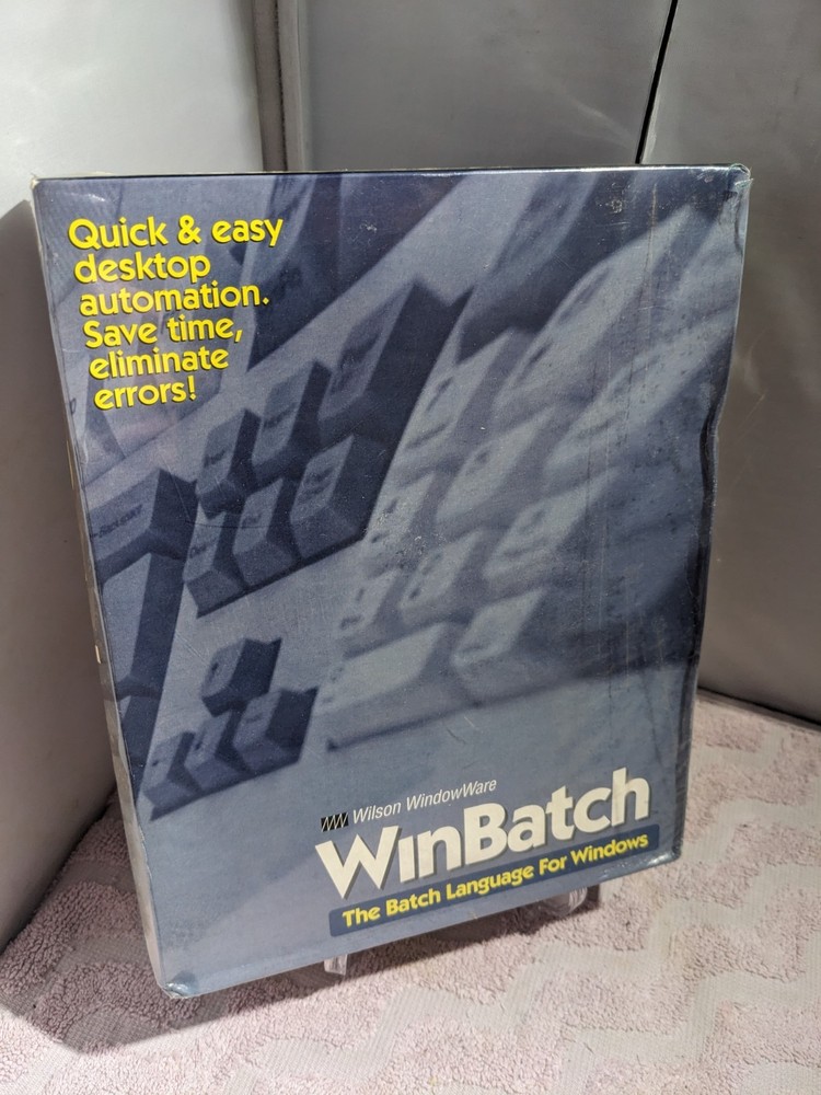 NEW SEALED Wilson WindowWare WinBatch For Windows 95, 98, NT (Software) RARE