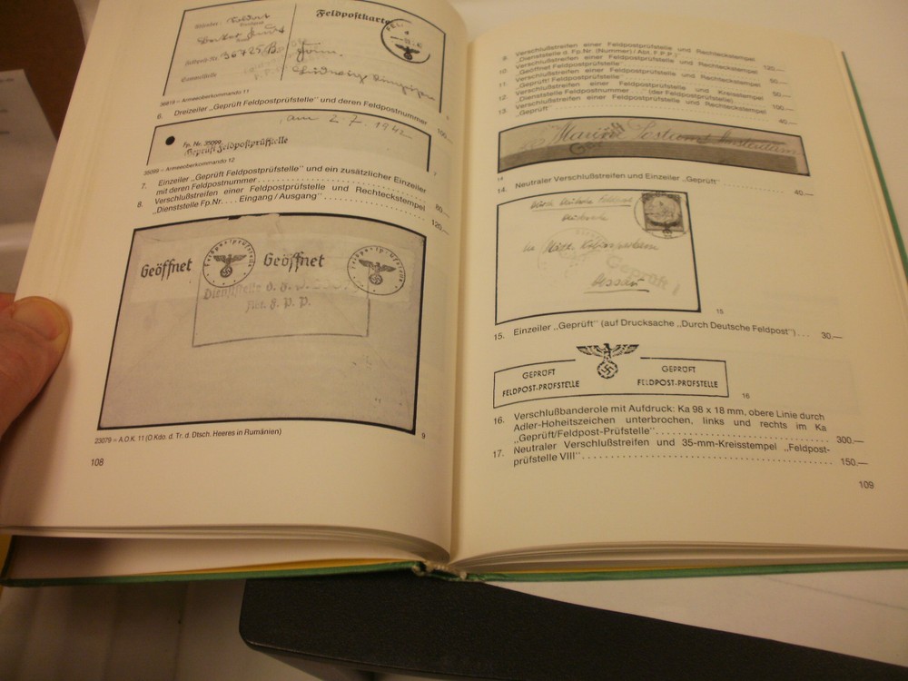 WW II era GERMAN POSTAGE, Michel Handbuch-Katalog Deutsche Feldpost 1937-1945