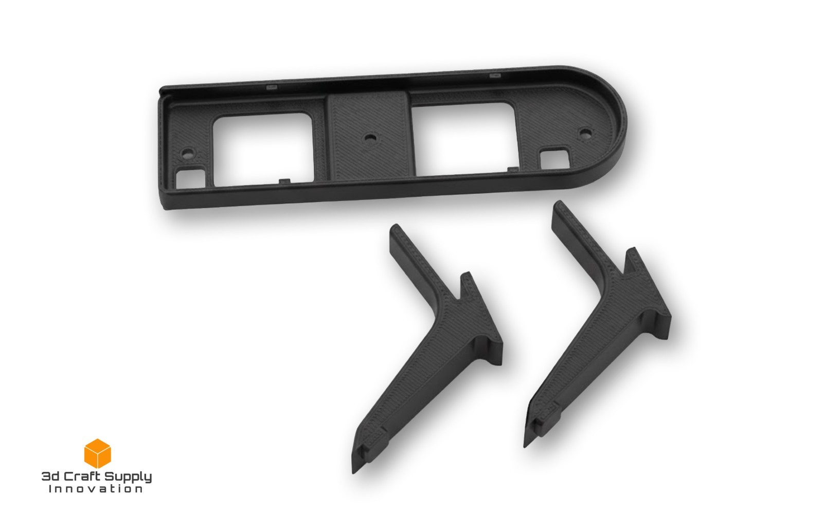 Universal head unit holder, wall mount for Yaesu FT-857 Radio, under-dash mount