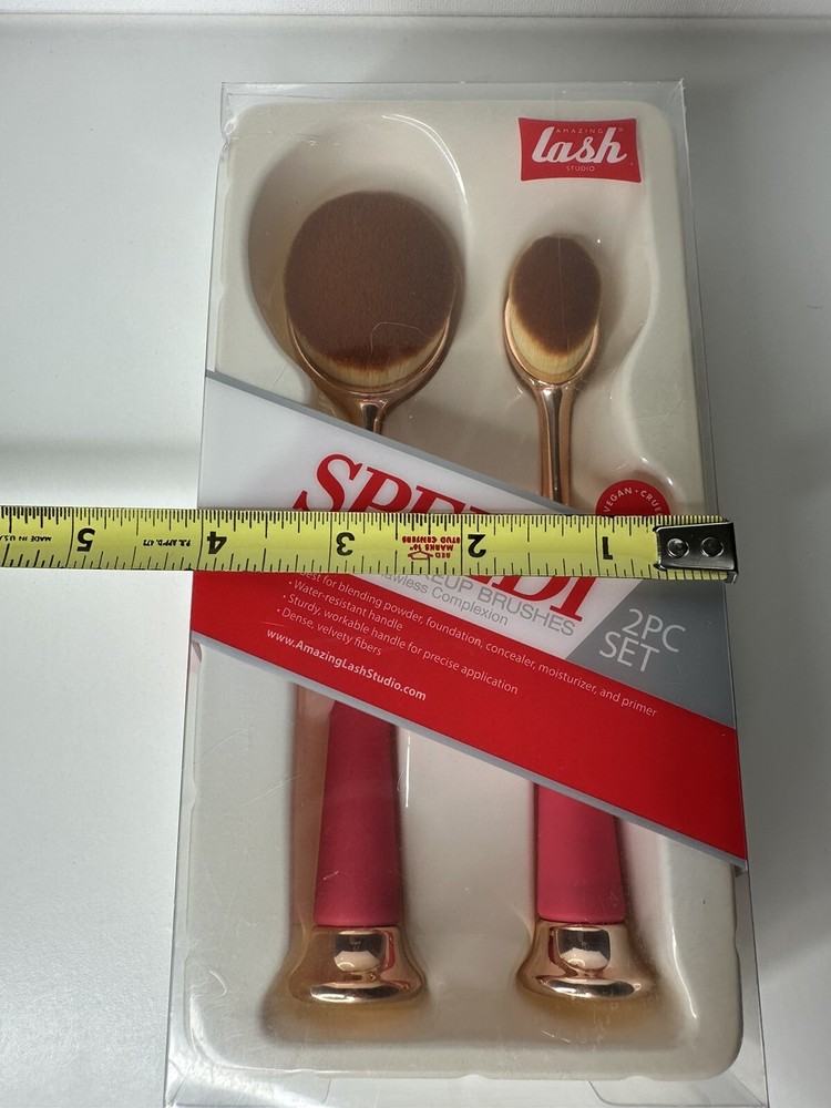 premium makeup brushes.2pc Set. Speedi, For A Flawless Complexion