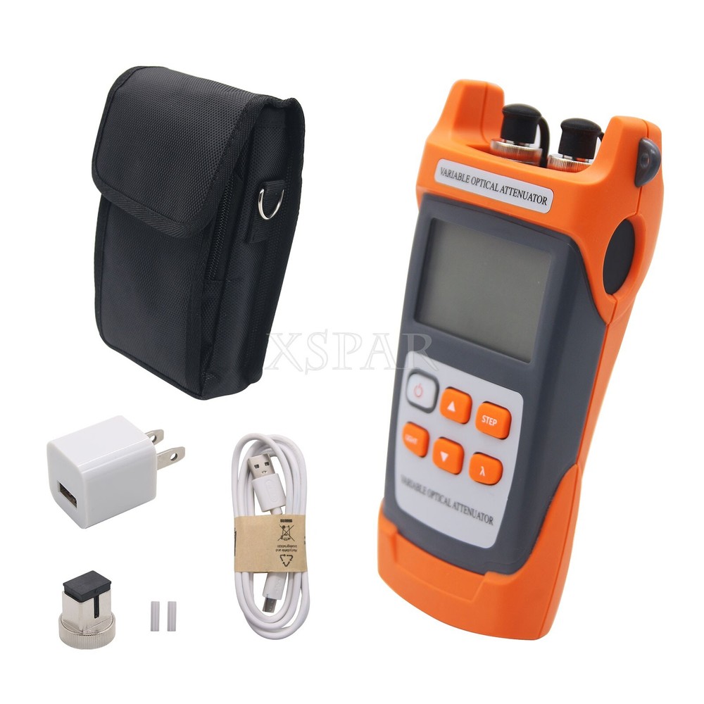 Variable Optical Attenuator Optical Multimeter Digital LCD Screen NK305 30DB